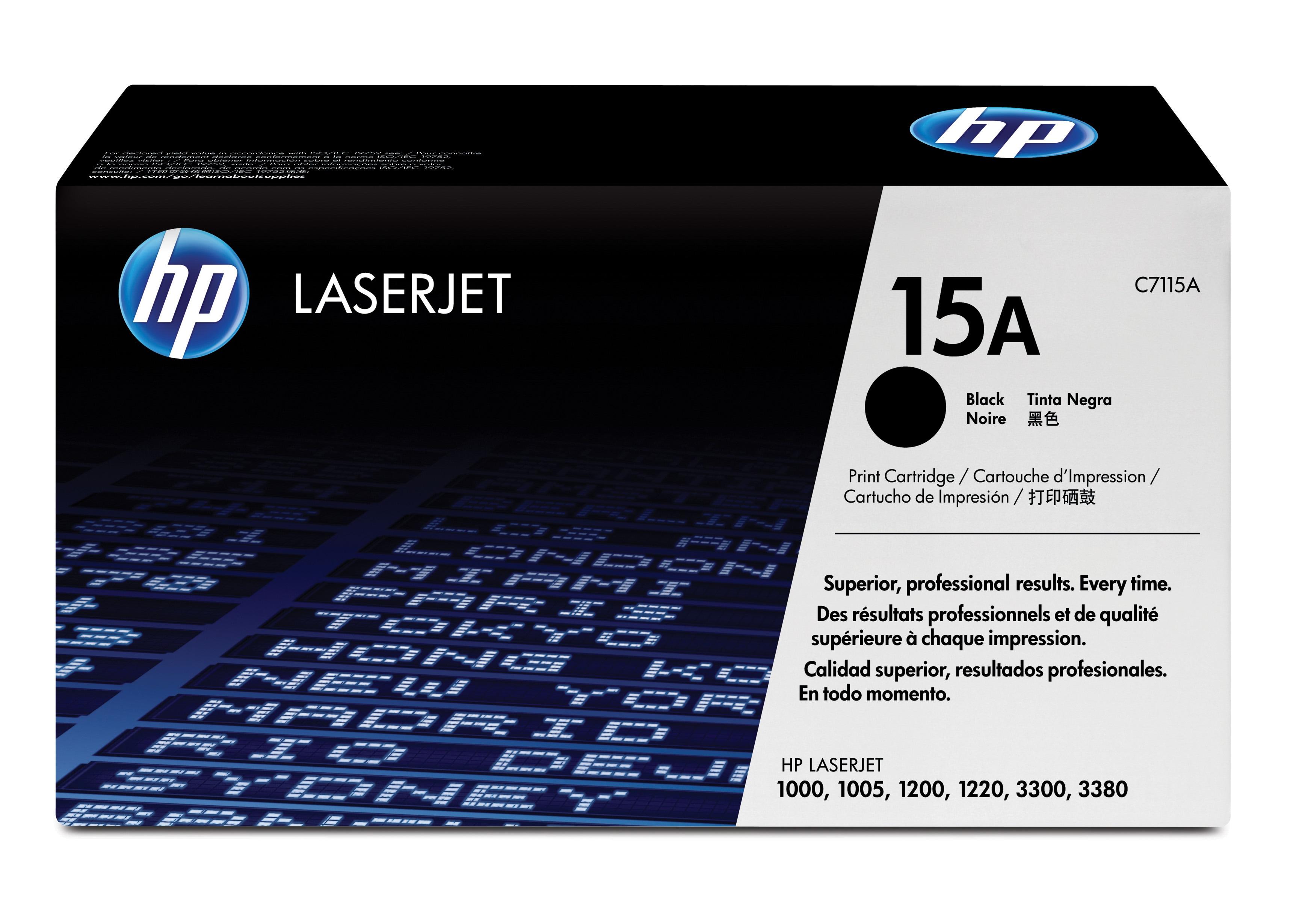 Typ Toner Farbe schwarz Kapazitt 2500 Seiten Modelle LaserJet 1000 1005 1200 1220 3300 3380