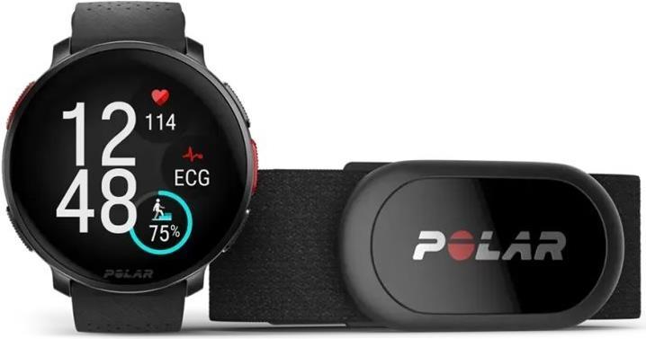 Polar Vantage V3 - Alluminio - Orologio sportivo con banda - Silicone - Display 3,5 cm (1,39 ") - 32 GB - Bluetooth - 57 G - Ni