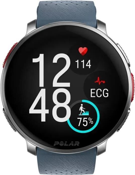 Polar Vantage V3 - Alluminio - Orologio sportivo con banda - Silicone - Display 3,5 cm (1,39 ") - 32 GB - Bluetooth - 57 G - Sk