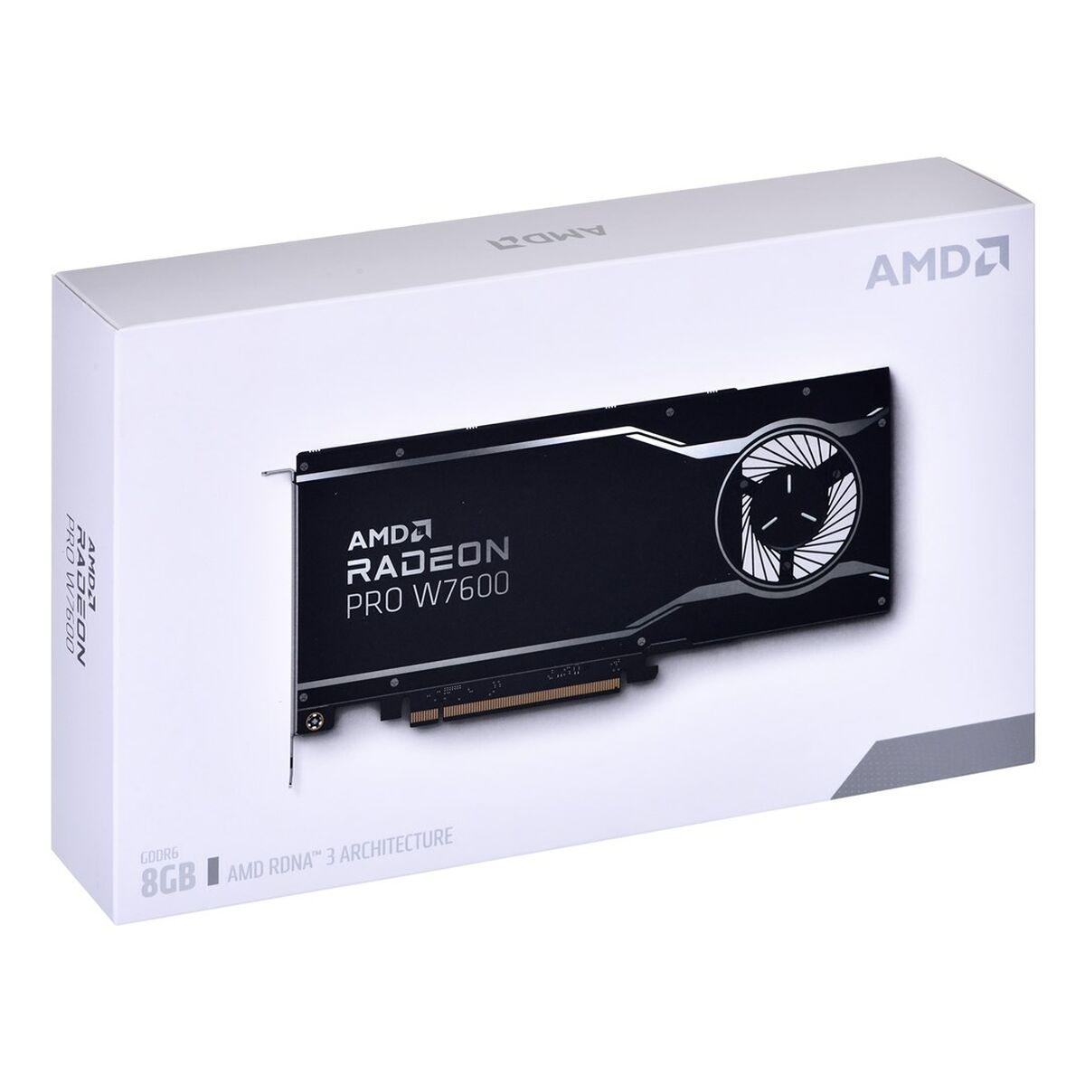 AMD Radeon Pro W7600 8 GB GDDR6 (RADEON PRO W7600 8GB RETAILPCIE - 4.0 4XDP 8GB GDDR6)