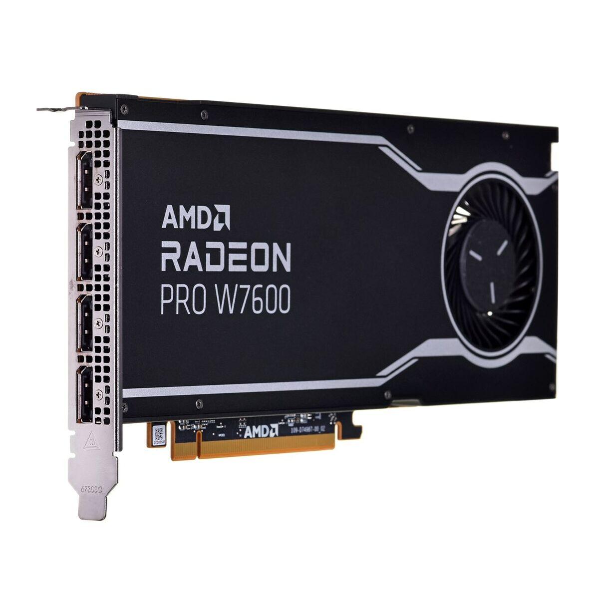 AMD Radeon Pro W7600 8 GB GDDR6 (RADEON PRO W7600 8GB RETAILPCIE - 4.0 4XDP 8GB GDDR6)