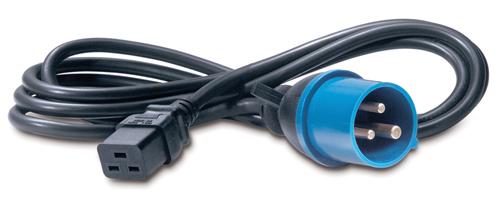 APC C19/IEC309 2.5m Nero 25...