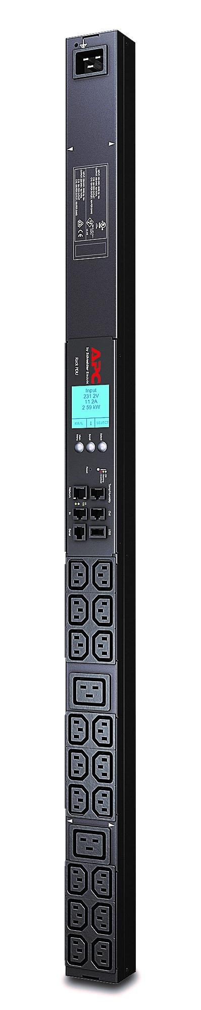 APC AP8858 unitÃƒÂ  di distribuzione dell'energia (PDU) 20 presa(e) AC 0U Nero
