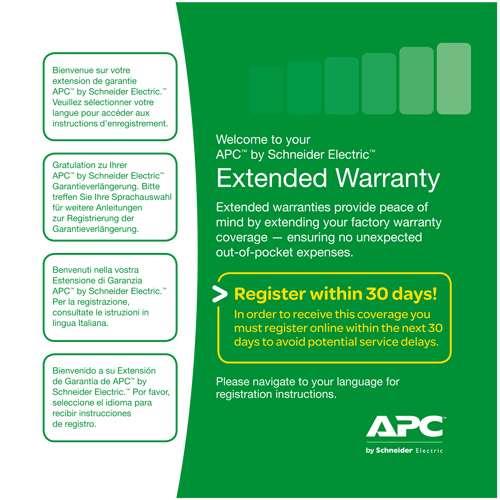 APC WBEXTWAR1YR-AC-01...