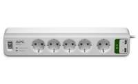 APC SOURGE ARREST ESSENTIAL MULTIPRESA DI SOVRATENSIONE 5 POSTI CON PORTE USB PM5U-GR