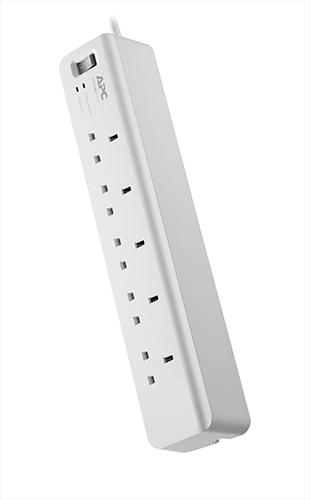 APC SurgeArrest Bianco 5 presa[e] AC 230 V 1,83 m (ESSENTIAL SURGEARREST 5 OUTLETS - 230V UK)