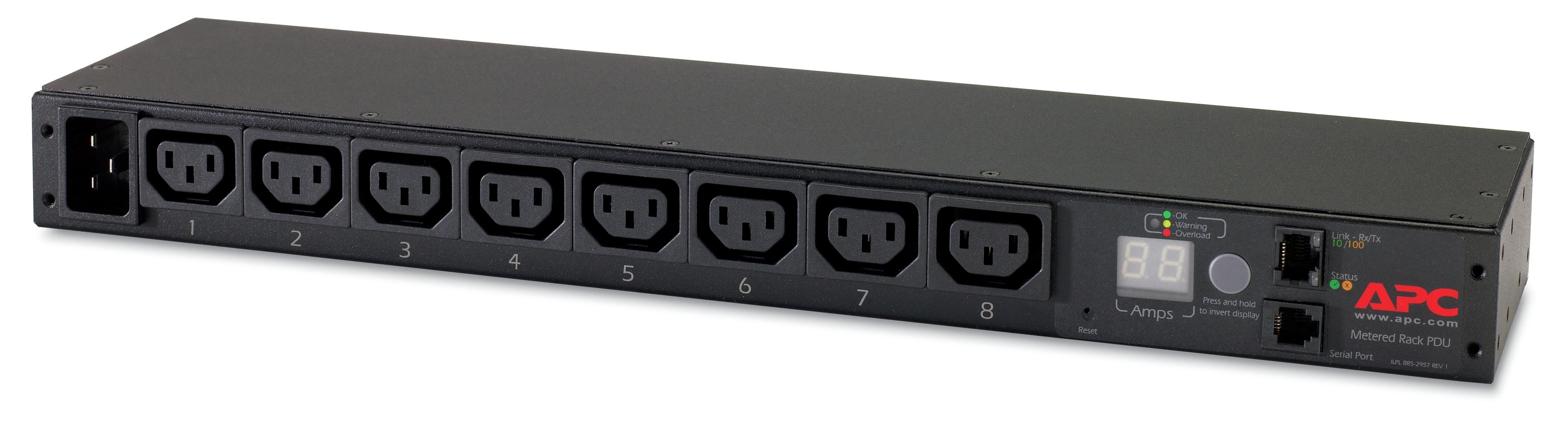 APC AP7821B unitÃƒÂ  di distribuzione dell'energia (PDU) 8 presa(e) AC 0U/1U Nero