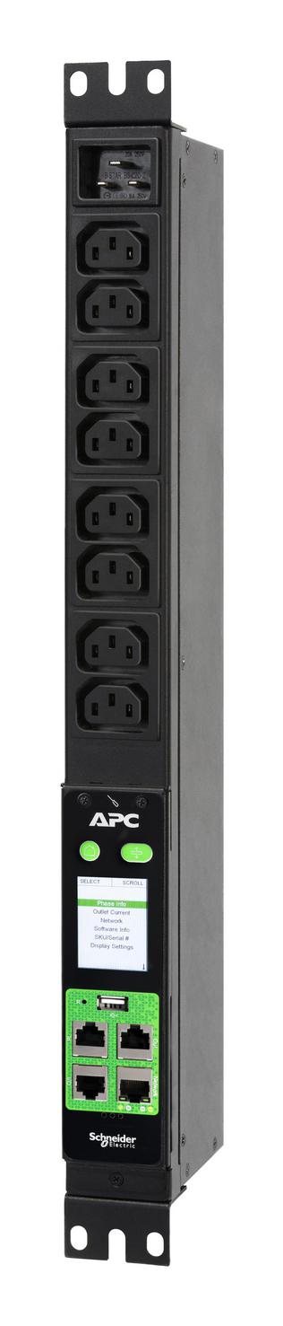 APC EPDU2016M unità di distribuzione dell'energia (PDU) 8 presa(e) AC 1U Nero