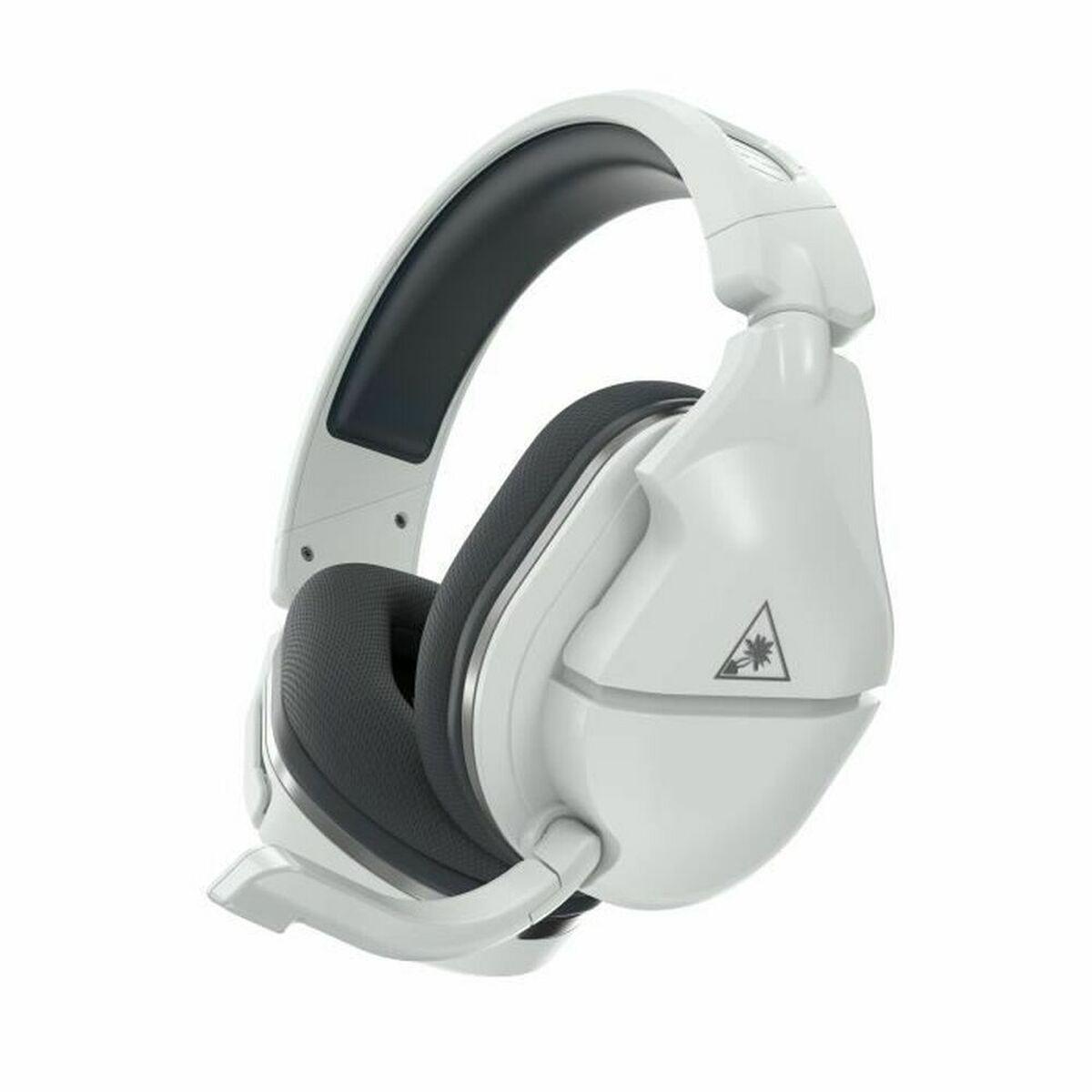 Auricolari con microfono tartaruga spiaggia stealth 600p da gioco bianco