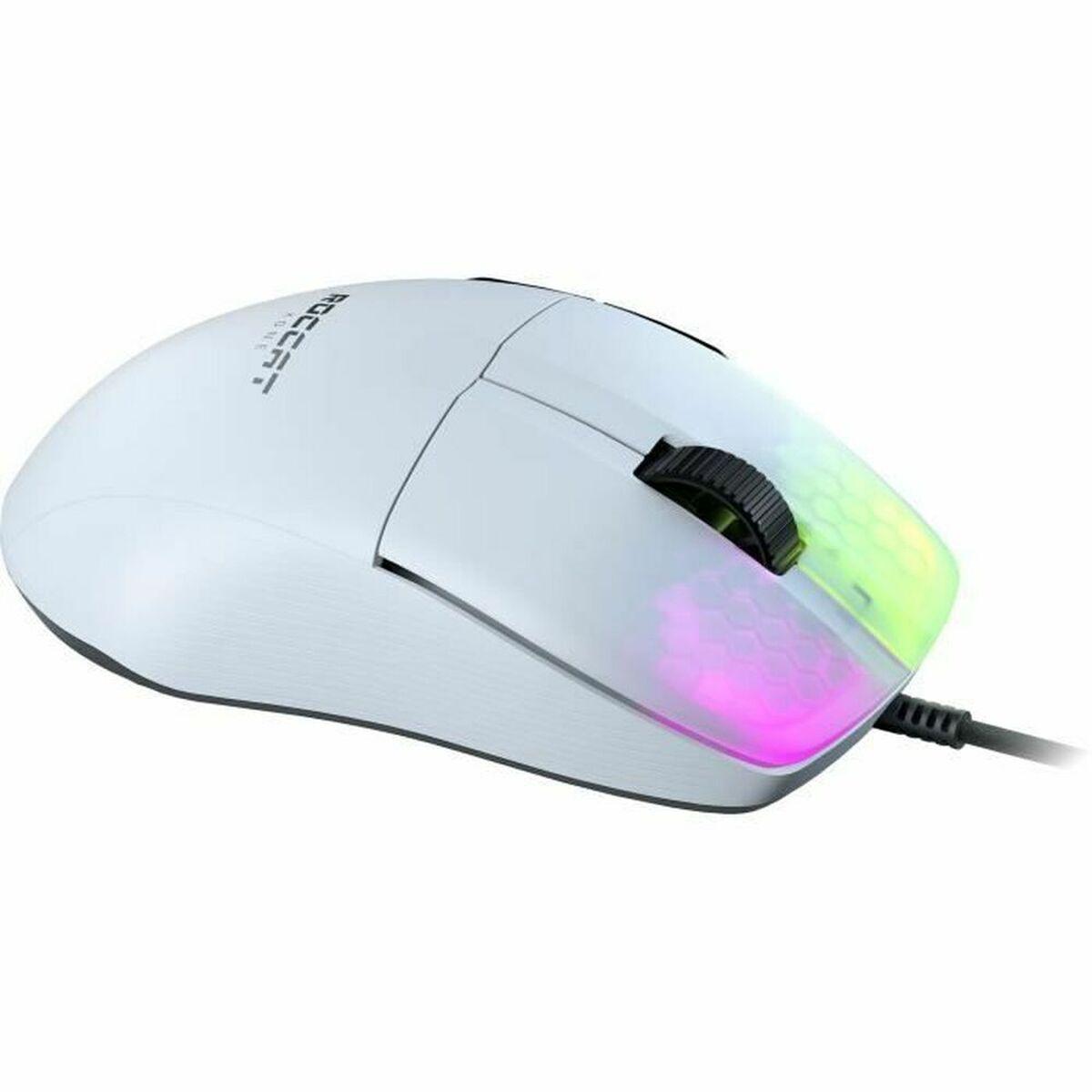 Mouse da gioco cablato ROCCAT Kone Pro bianco ROC-11-405-02