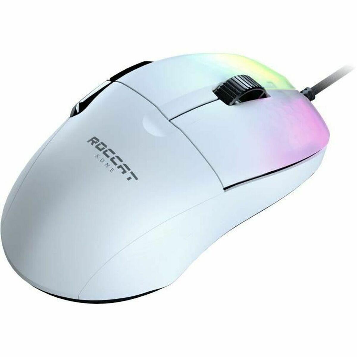 Mouse da gioco cablato ROCCAT Kone Pro bianco ROC-11-405-02
