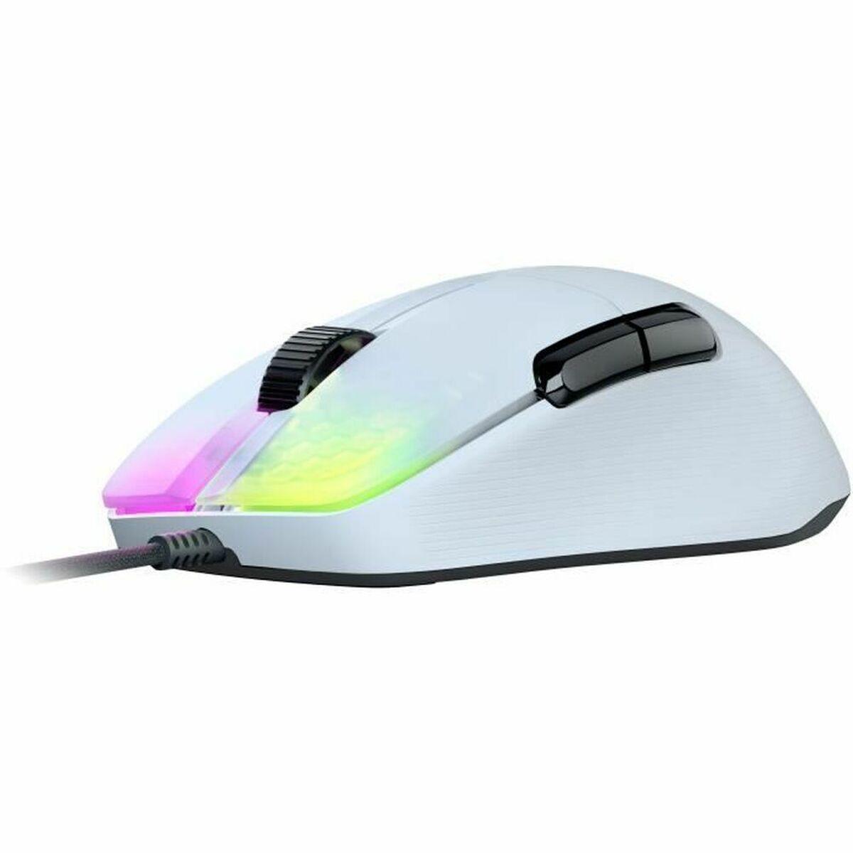 Mouse da gioco cablato ROCCAT Kone Pro bianco ROC-11-405-02