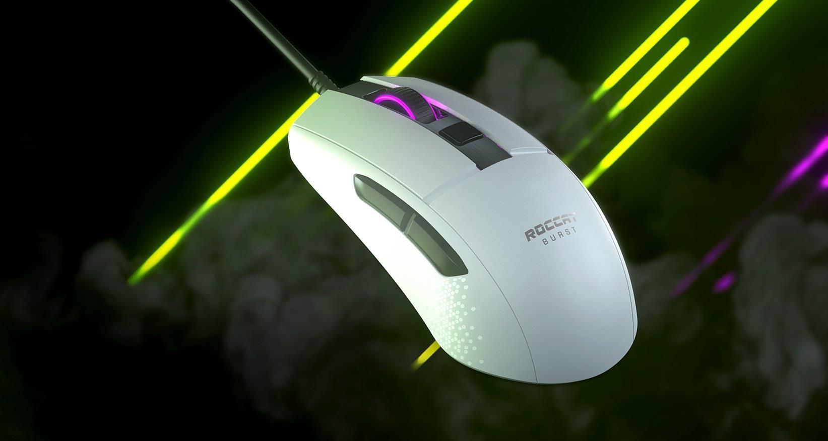 Mouse da gioco ROCCAT Burst Core bianco