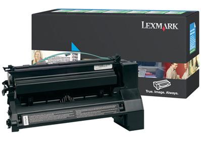 Lexmark C780, C782 Cyan High Yield Return Program Print Cartridge cartuccia toner Originale Ciano