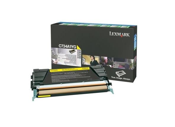 LEXMARK C/X734,746,X738 Yel...