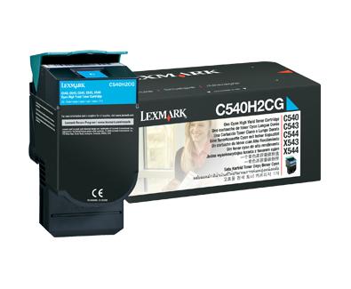 Lexmark C540H2CG cartuccia toner 1 pz Originale Ciano