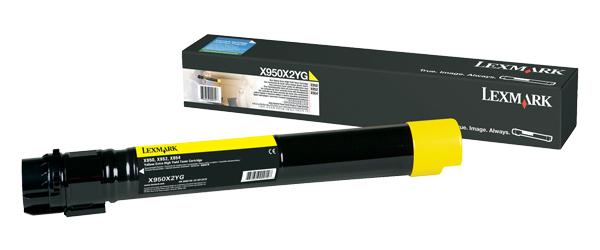 LEXMARK XS955DE - YELLOW TONER 22K BSD