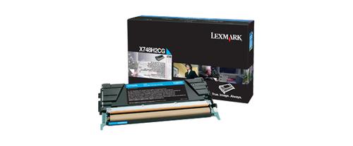 LEXMARK Toner cyan X748