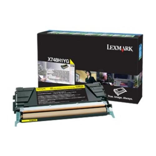 LEXMARK Toner yellow X748 10.000s
