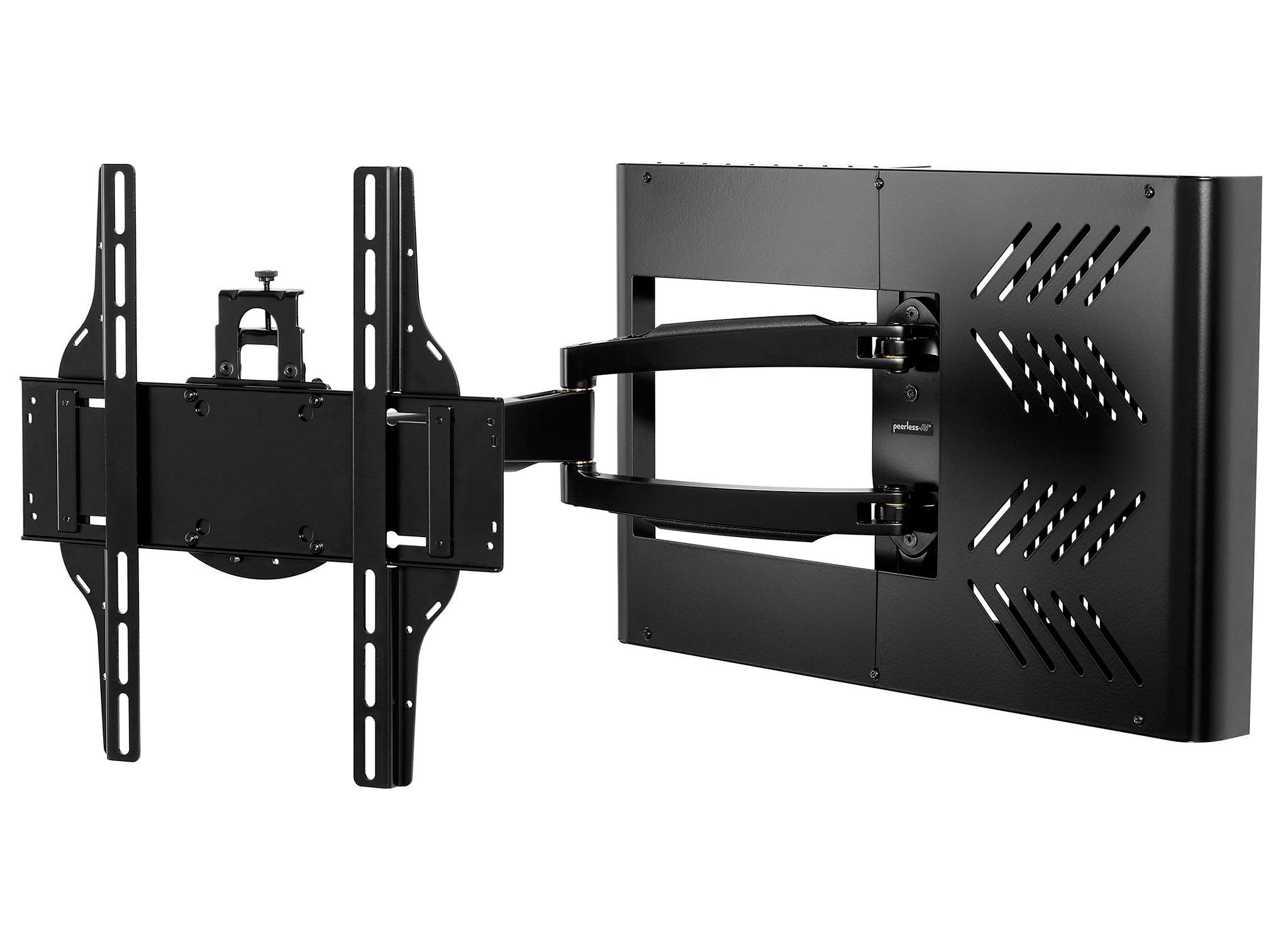 Peerless HA746-STB Supporto TV a parete 139,7 cm [55] Nero (HA746-STB - Hospitality Wall Arm Mount with STB Enclosure)