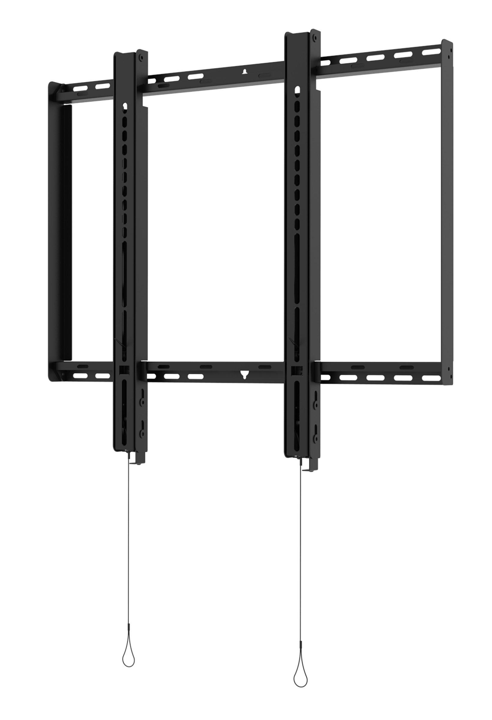 Peerless ESF686 Supporto per display espositivi 2,18 m [86] Nero (ESF686 - Outdoor Flat Wall Mount For 65-86 Displays [Max Weig