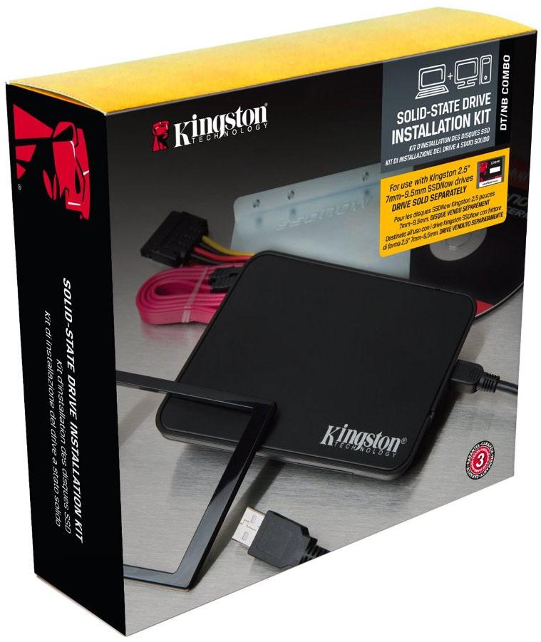 Kingston Technology SNA-B contenitore di unit di archiviazione 2.5 Enclosure HDD Nero (SSD INSTALLATION KIT - .)