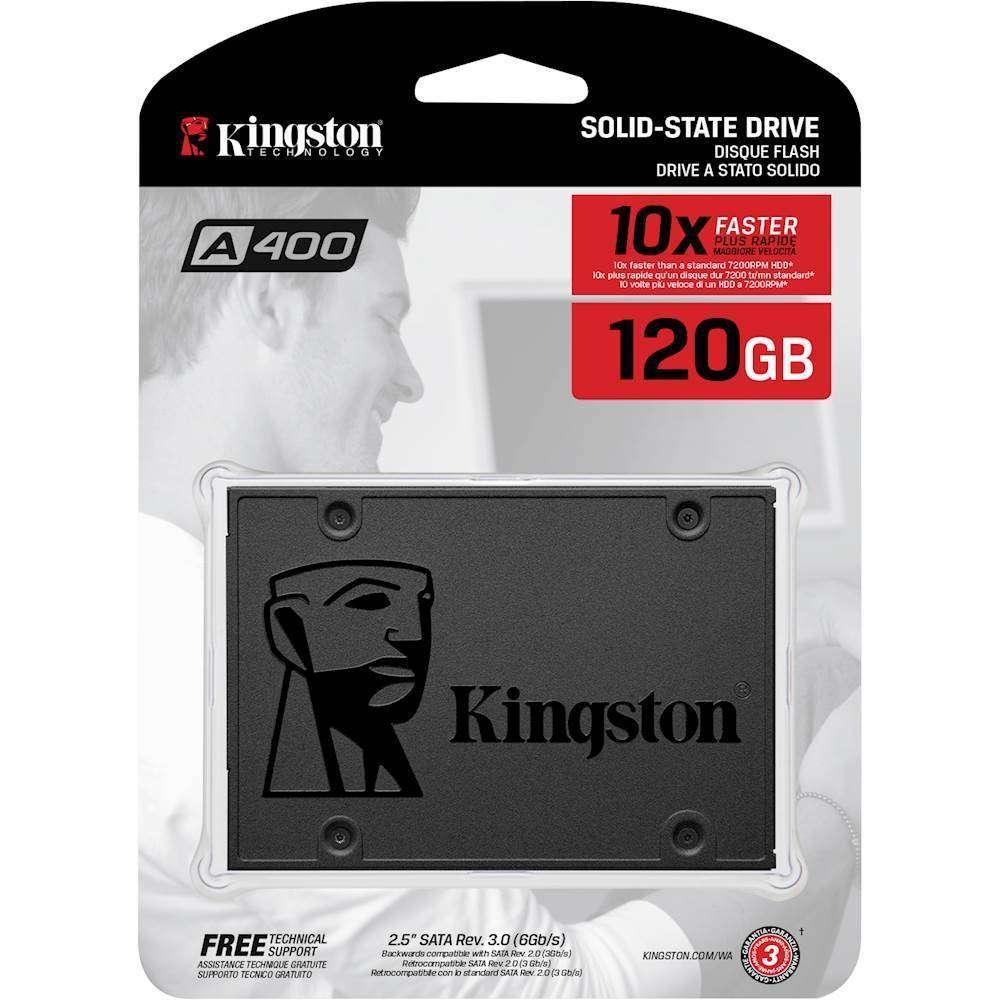 KINGSTON SOLID STATE DRIVE SSD 120GB A400 SATA-III SA400S37/120G