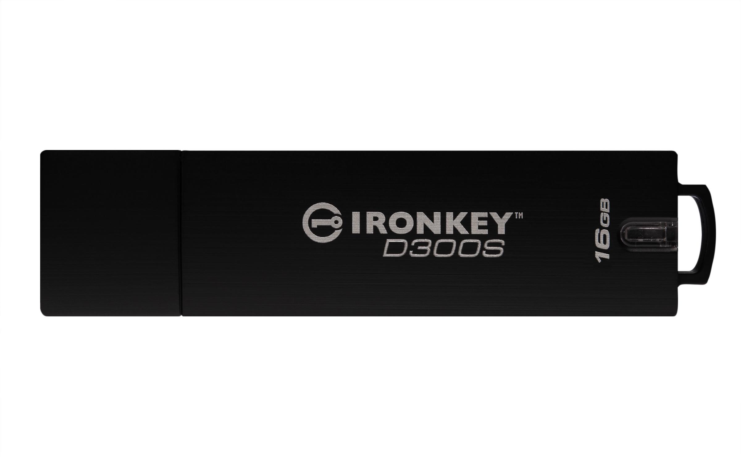 Kingston Technology IronKey Drive USB con crittografia AES 256 XTS D300S da 16GB (KTC Ironkey 16GB D300S USB)