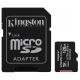 Kingston Technology Scheda micSDXC Canvas Select Plus 100R A1 C10 da 128GB adattatore