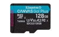 KINGSTON MICRO SD 128 GB CL10 CANVAS GO PLUS SDCG3/128GBSP NO SDCARD ADAPTER