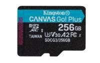 KINGSTON MICRO SD 256GB CL10 CANVAS GO PLUS SDCG3/256GBSP NO SDCARD ADAPTER