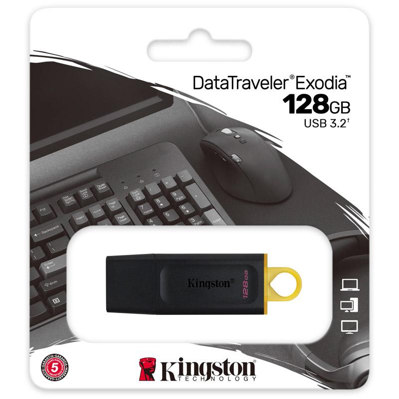 FLASH DRIVE KINGSTON USB 3.2 128GB "DataTraveler" - DTX/128GB