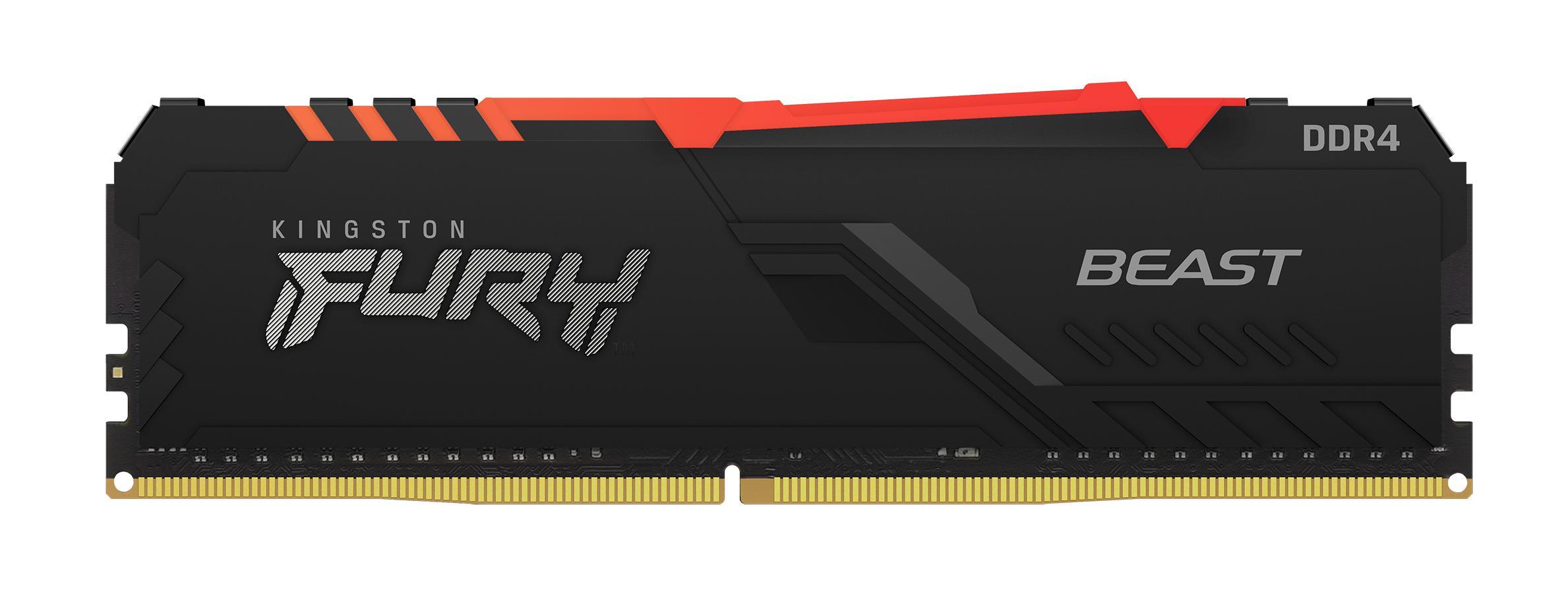 Kingston Technology FURY Beast RGB memoria 16 GB 2 x 8 GB DDR4 3000 MHz