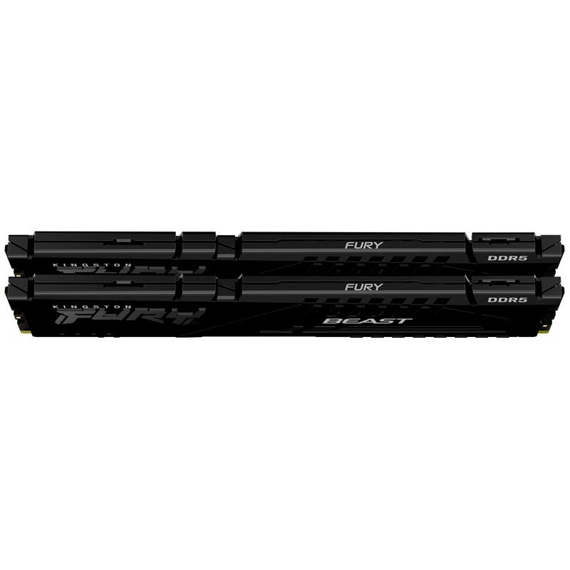 Kingston Technology FURY Beast 16 GB 5200 MT/s DDR5 CL40 DIMM [Kit da 2] Black (Kingston FURY Beast - DDR5 - kit - 16 GB: 2 x 8