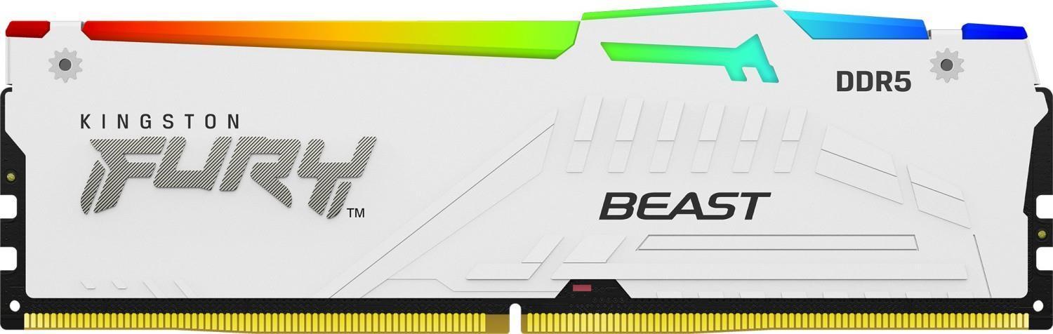 DIMM FURY BEAST WHITE RGB XMP
