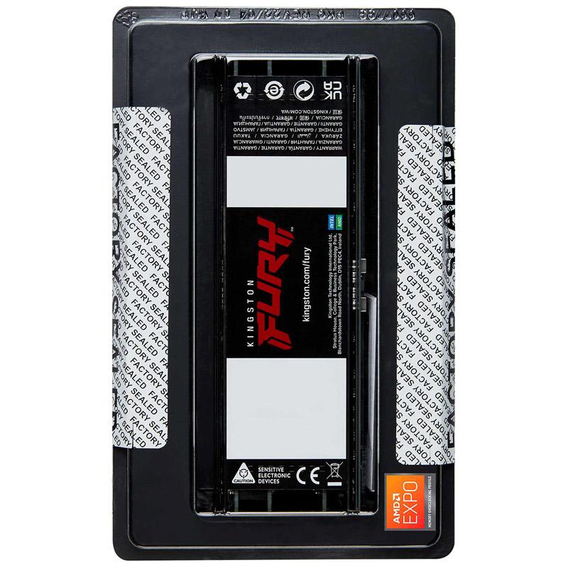 Kingston Technology FURY 64GB 6000MT/s DDR5 ECC Reg CL32 DIMM (Kit da 4) Renegade Pro EXPO