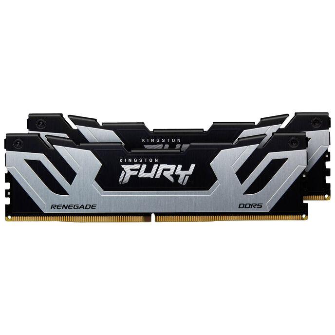 Kingston Technology FURY 48GB 8400MT/s DDR5 CL40 CUDIMM (Kit da 2) Renegade Silver XMP