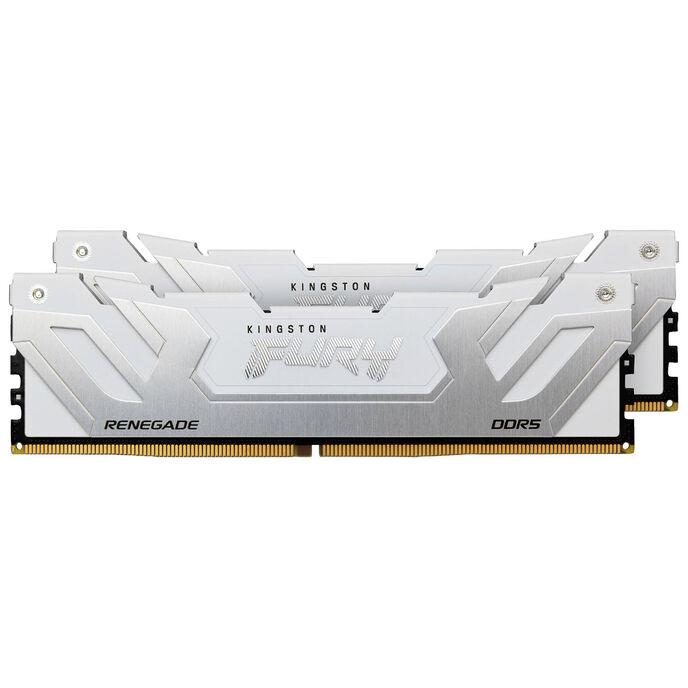 Kingston Technology FURY 48GB 8400MT/s DDR5 CL40 CUDIMM (Kit da 2) Renegade White XMP