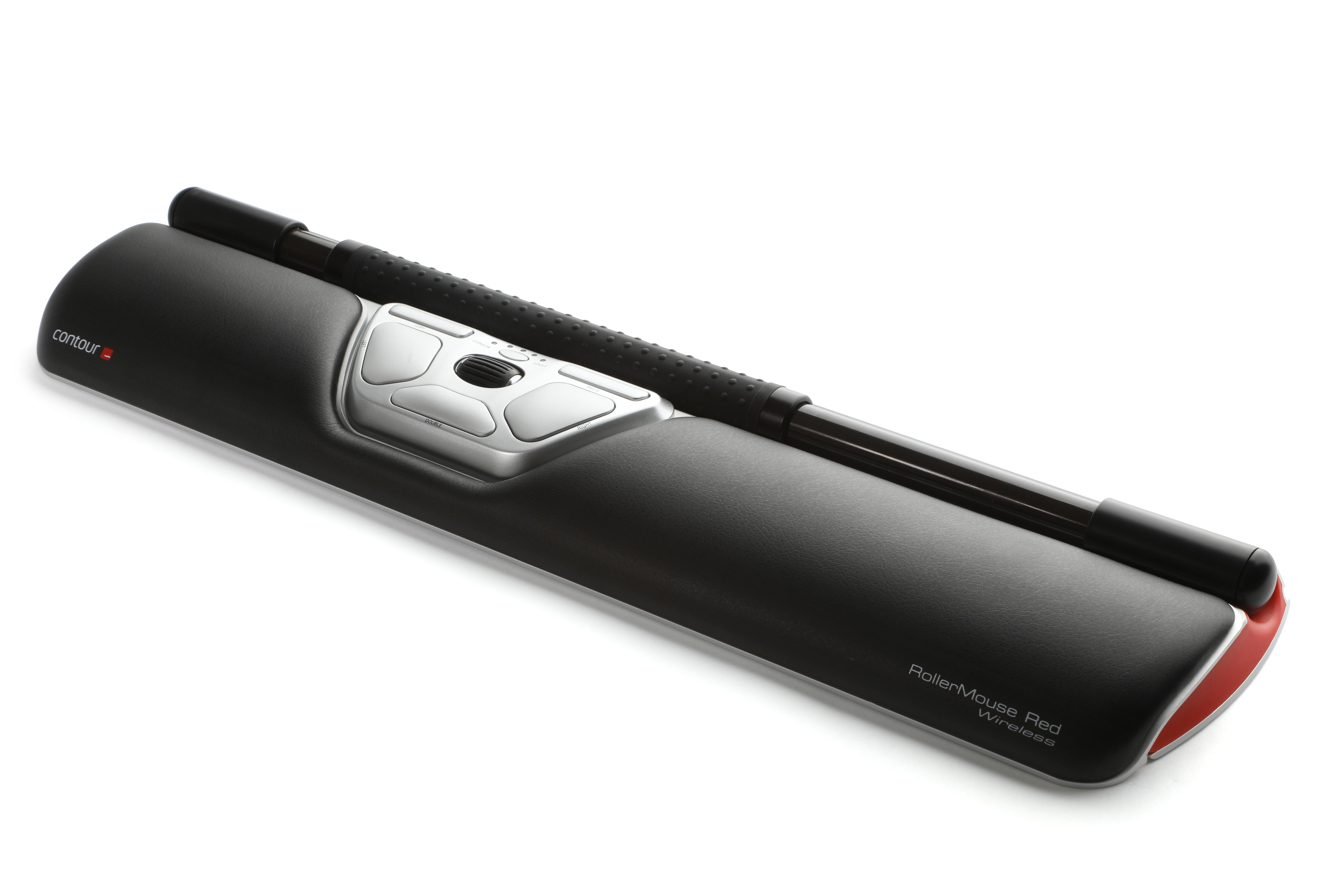 Contour Design RollerMouse Red Wireless mouse Rollerbar 2800 DPI (RollerMouse Red - Wireless - Warranty 24M)