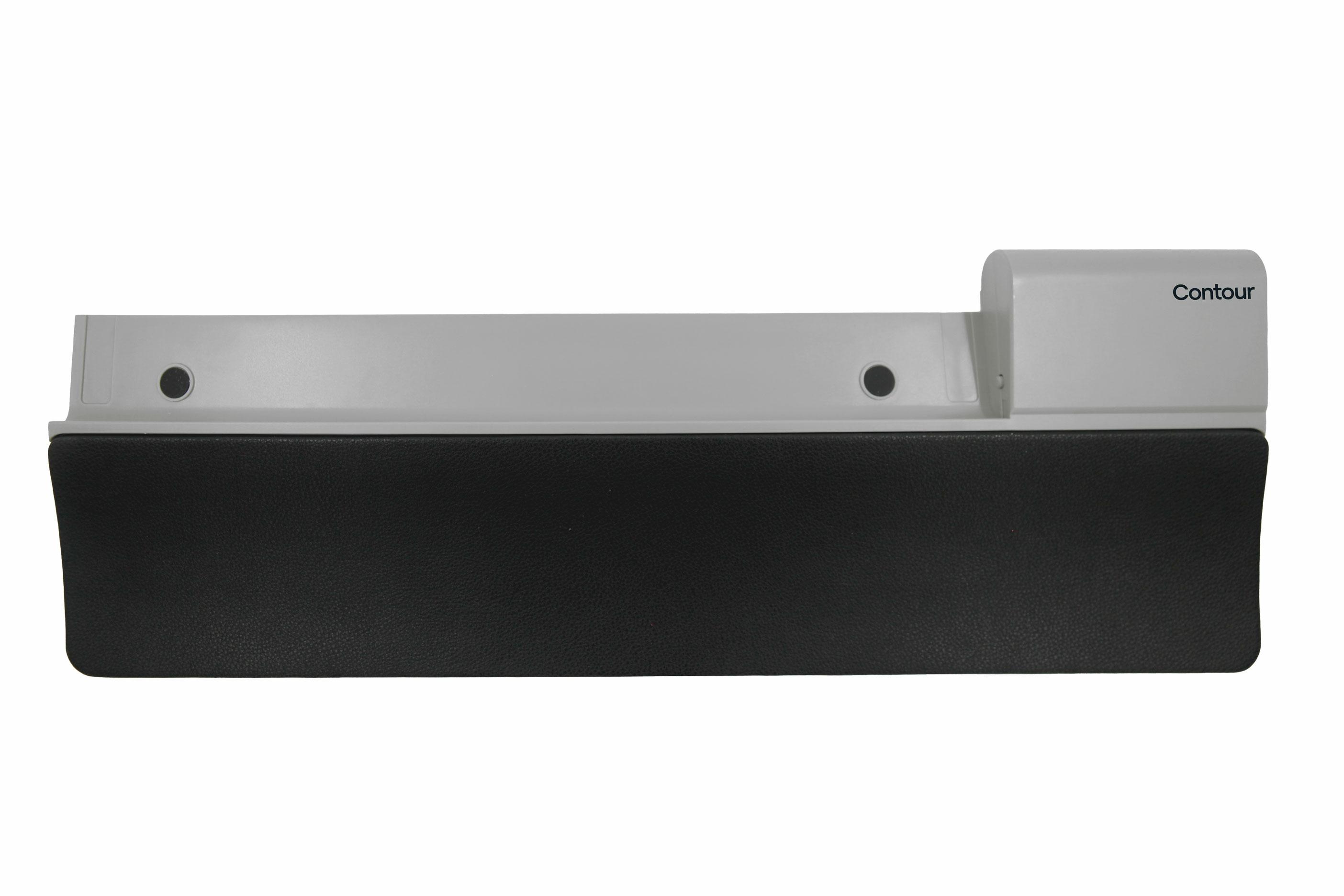 Contour Design RollerMouse Go Dock poggiapolso Plastica Pelle vegana Nero Grigio