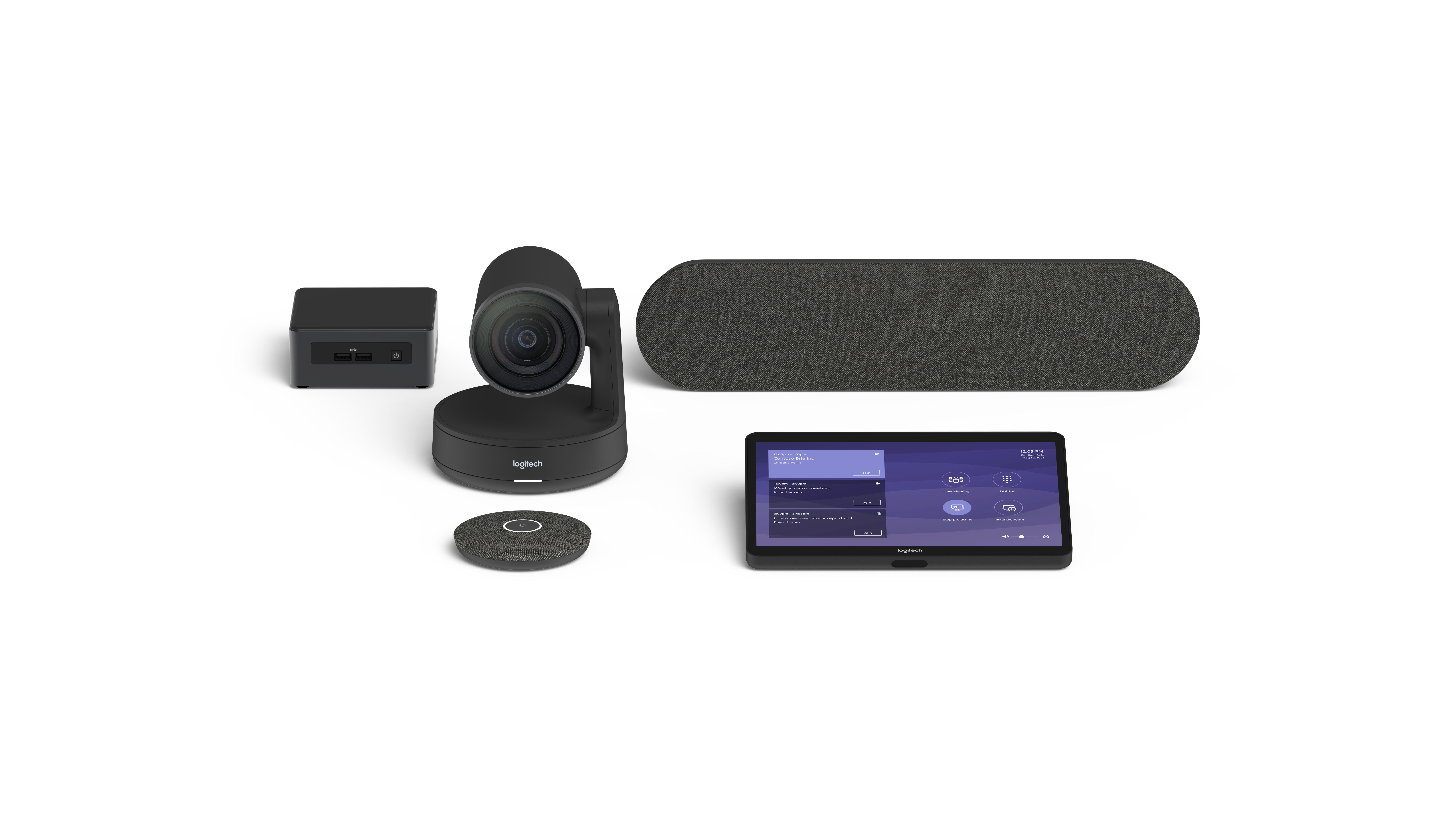 Logitech Tap Medium Bundle Microsoft Teams sistema di conferenza Sistema di videoconferenza di gruppo