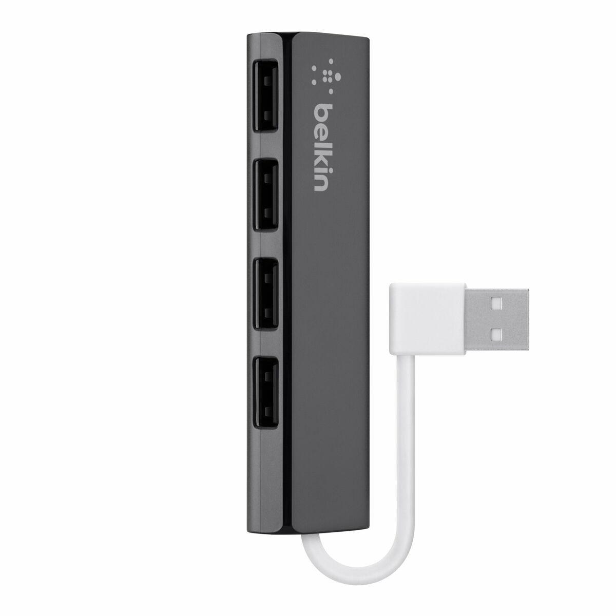 Belkin F4U042BT hub di interfaccia 480 Mbit/s Nero