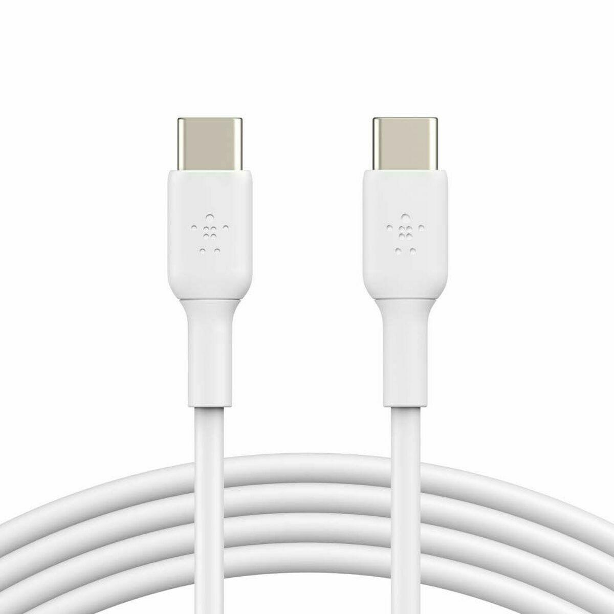 Belkin CAB003BT2MWH cavo USB 2 m USB C Bianco (BOOSTCHARGE USBC / USBC CAB 2M WHT)