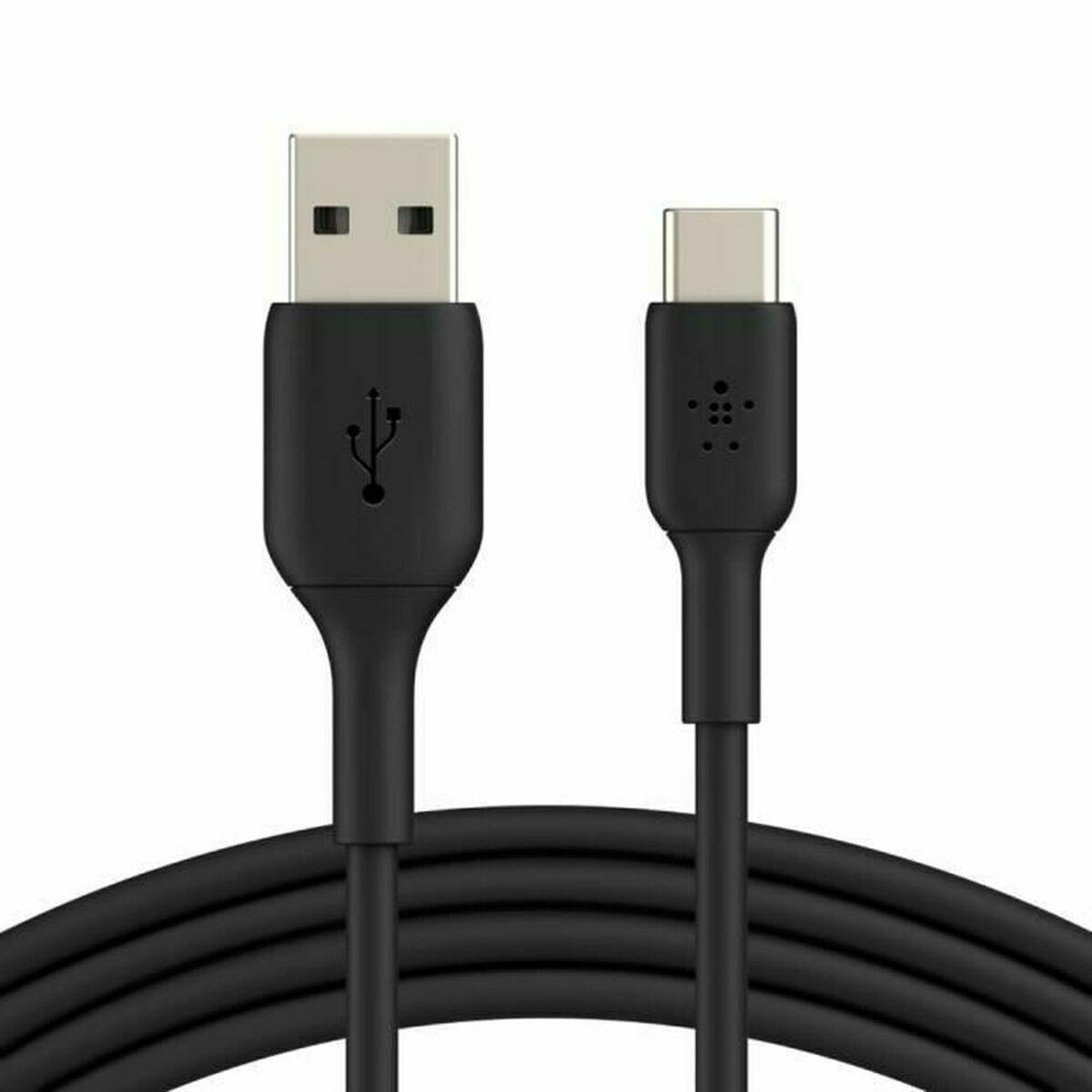 Belkin CAB001BT2MBK cavo USB 2 m USB A USB C Nero (BOOSTCHRG USBA/USBC CAB 2M BLK)
