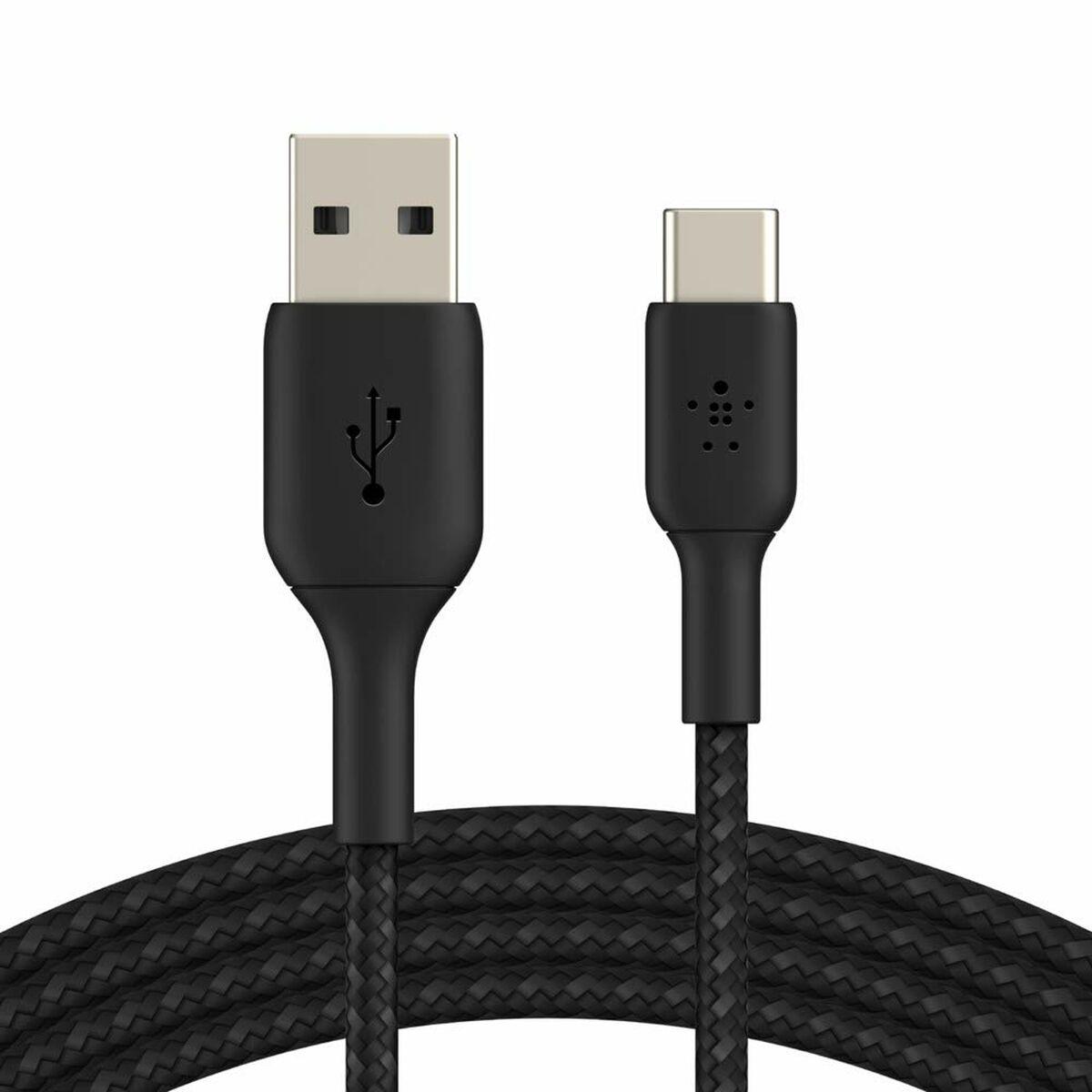 Belkin CAB002BT3MBK cavo USB 3 m USB A USB C Nero (USB-C/USB-A CABLE 3M BLACK - )