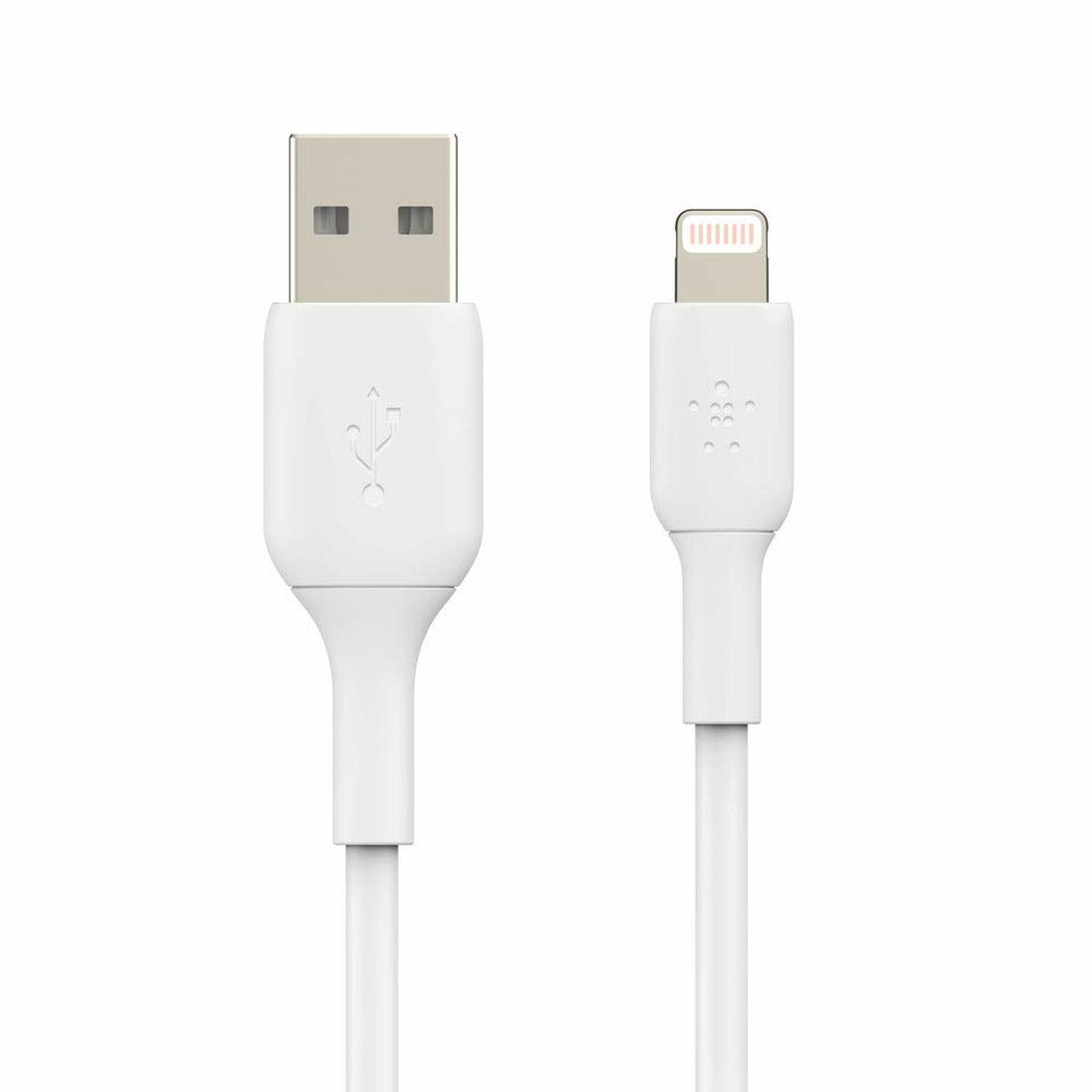Belkin CAA001BT3MWH cavo Lightning 3 m Bianco (BOOSTCHRG LIGHTNING/USBA CAB 3M WHT)