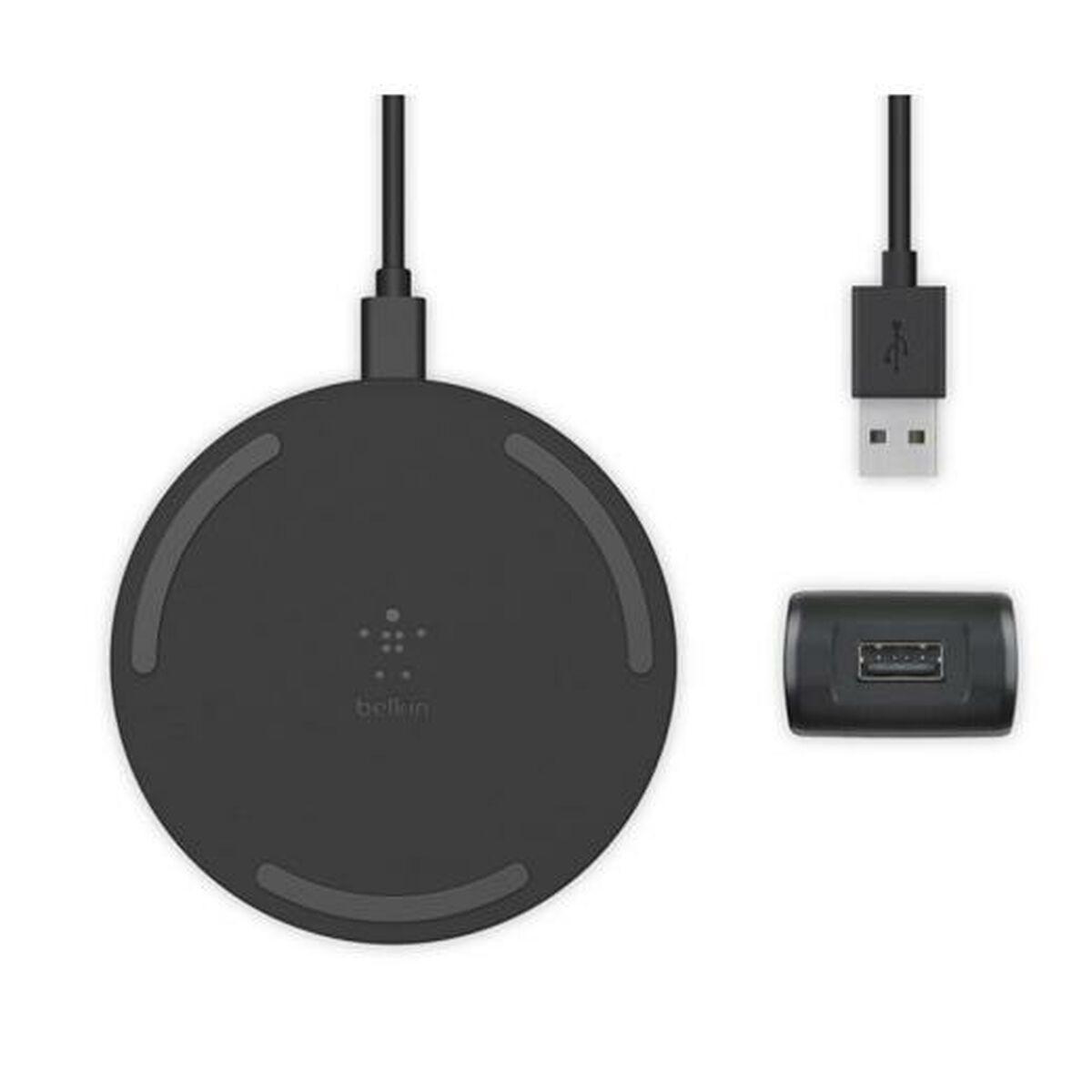 Belkin Boost Charge Nero Interno (10W WIRELESS CHARGING PAD - MICROUSBCABLE W/POWER SUPP BLACK)