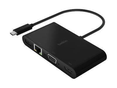 Belkin AVC004BTBK replicatore di porte e docking station per notebook USB 3.2 Gen 1 3.1 Gen 1 Type-C Nero (USB-C TO GIGABIT-ETH