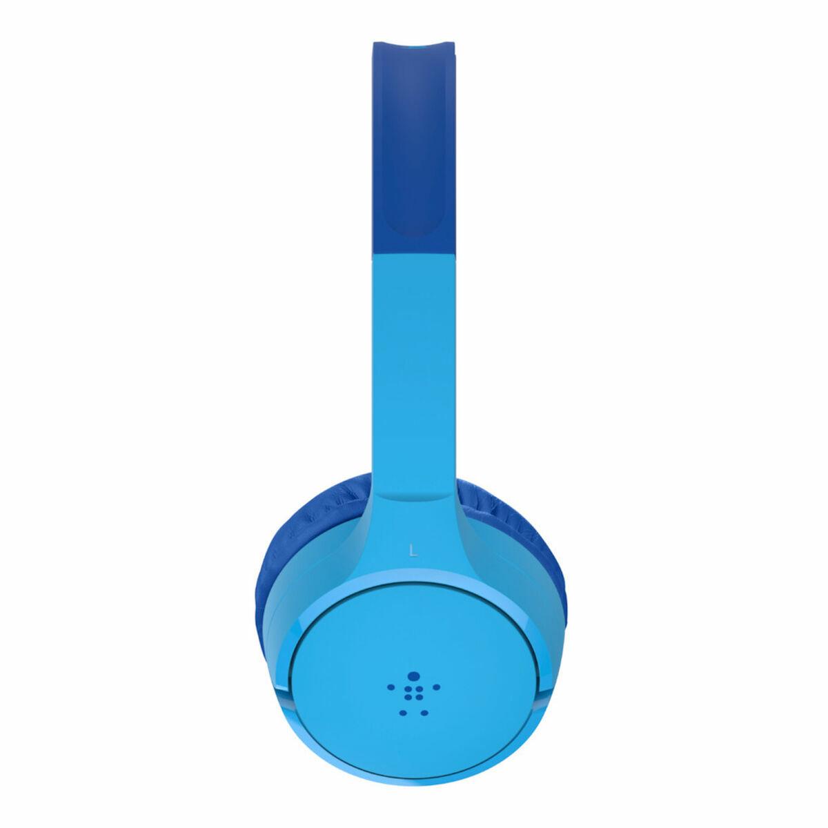 Belkin SOUNDFORM Mini Auricolare Con cavo e senza cavo A Padiglione MUSICA Micro-USB Bluetooth Blu (Wireless On-Ear Headphones