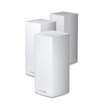 Linksys MX12600-UK sistema Wi-Fi Mesh Banda tripla [2.4 GHz/5 GHz/5 GHz] Wi-Fi 6 [802.11ax] Bianco 3 Interno (LINKSYS VELOP MX1